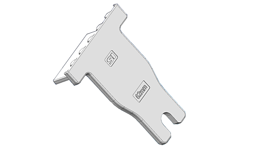 SI Line meenemer 62mm voor raamkruk