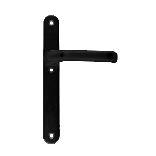 HVN deurschild-vaste kruk binnen/blind/RAL9005-mat