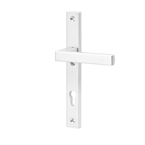 HVN hoekig deurschild-vaste kruk binnen/PC92/EV1