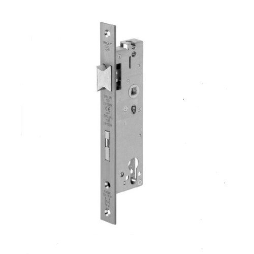 Jansen anti paniek dag en nachtslot stolpstel actieve deur RVS voorplaat 24x245mm