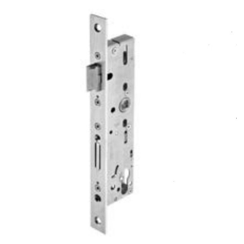 Jansen anti paniek dag en nachtslot PC92 paniekfunctie E RVS voorplaat 28x270 enkele deur